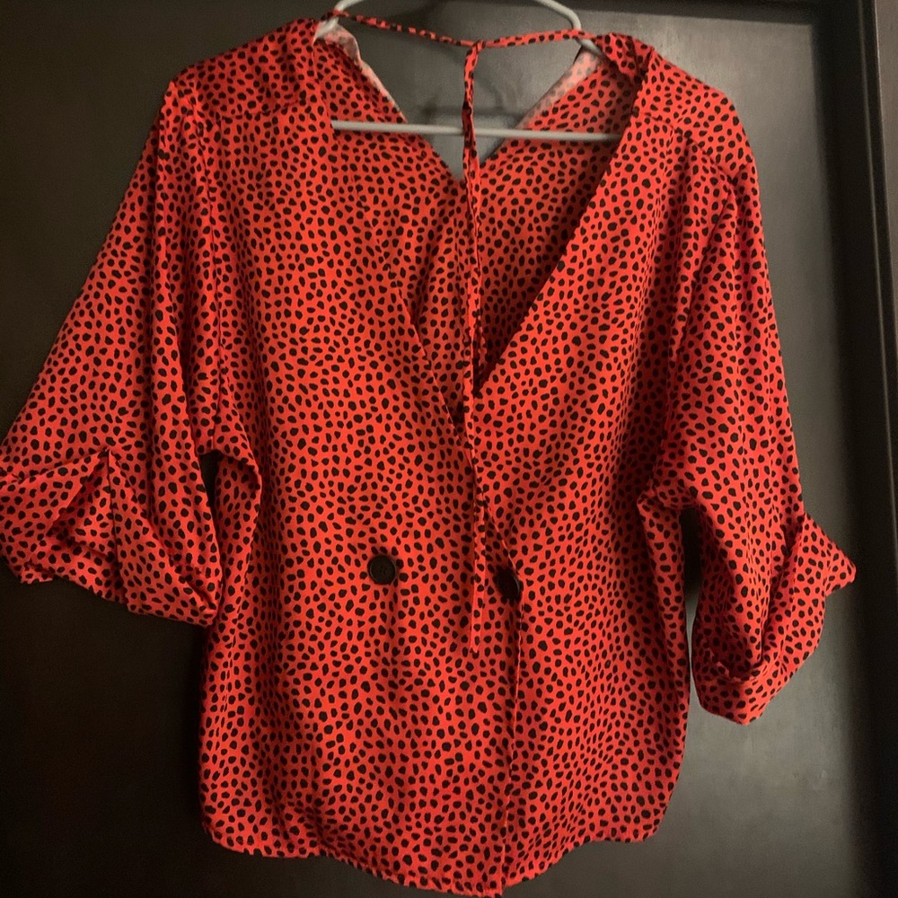 top shop tuxedo style blouse